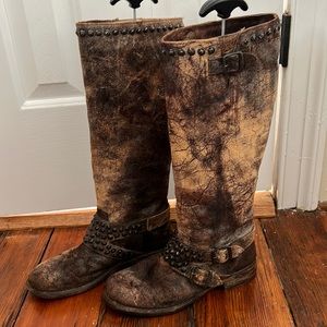 Studded Frye boot, size 9